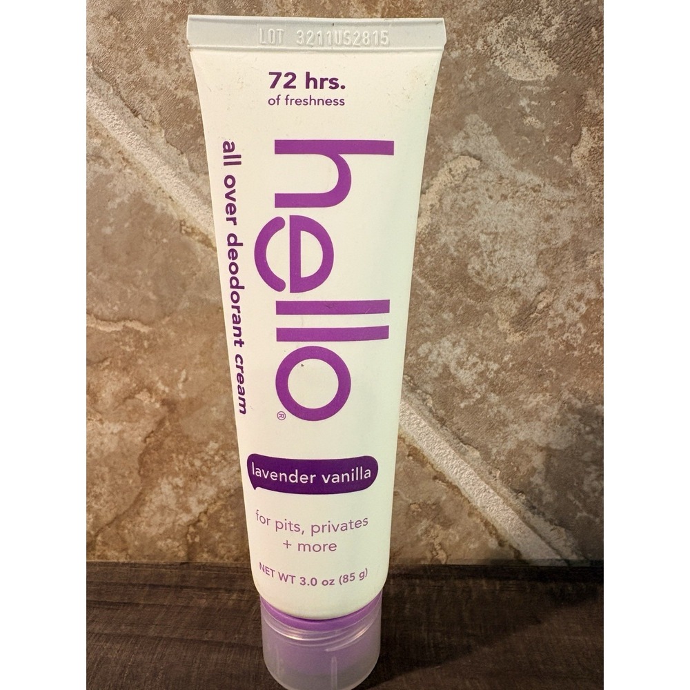 HELLO~ Lavender Vanilla SCENTS~ALL OVER DEODORANT CREAM 3 OZ 99 New